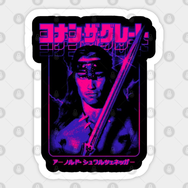 Conan the Barbarian Sticker by Bootleg Factory